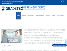 Tablet Screenshot of gradetec.com.br